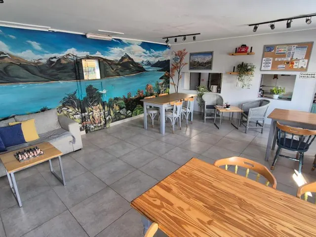 Sala común de Lago Argentino Hostel en El Calafate