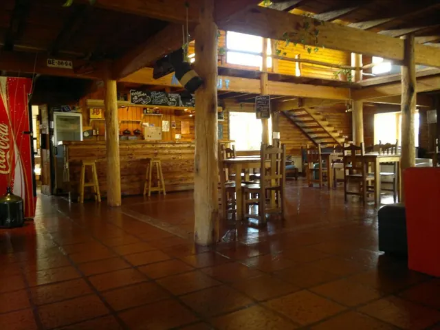 Sala común de Calafate Hostel en El Calafate