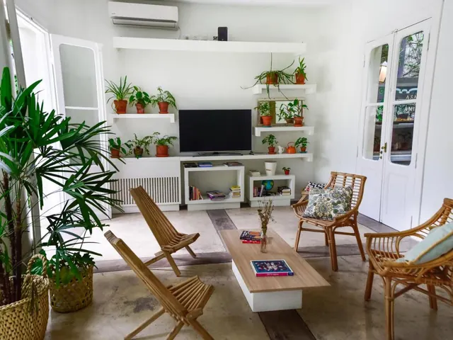 Sala común de Casa Caravan - Plant Based Concept House en Buenos Aires