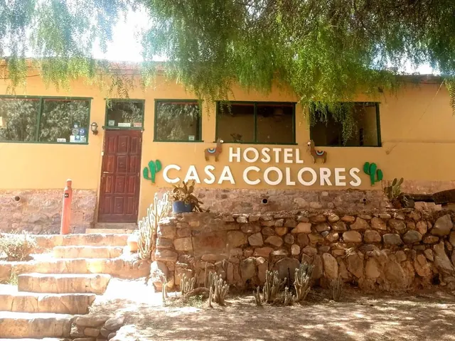Fachada de Casa Colores en Quebrada de Humahuaca