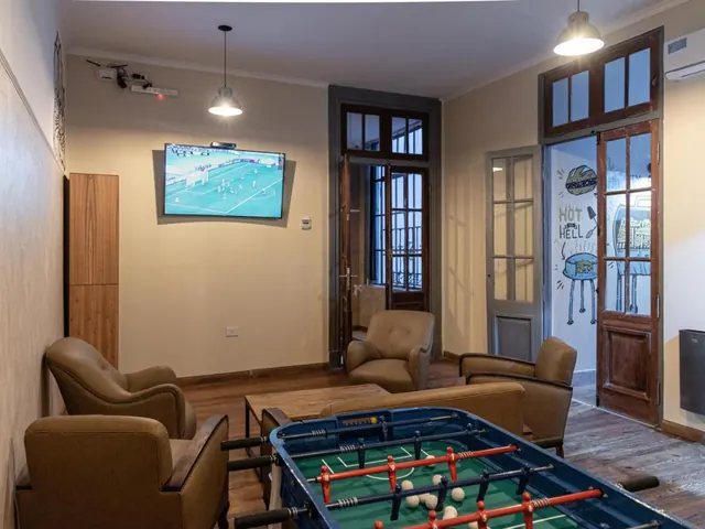 Sala común de Che Juan Hostel BA en Buenos Aires