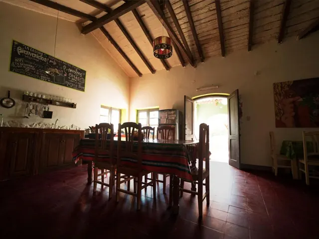 Comedor de Hostal La Albahaca en Quebrada de Humahuaca