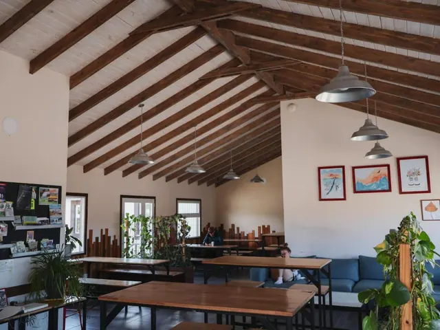 Comedor de Folk Hostel en El Calafate