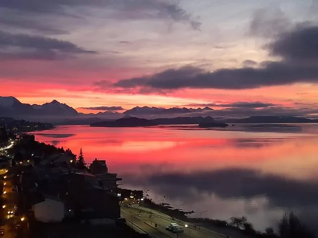 Vista desde el hostel de Hospedaje Penthouse 1004 en Bariloche