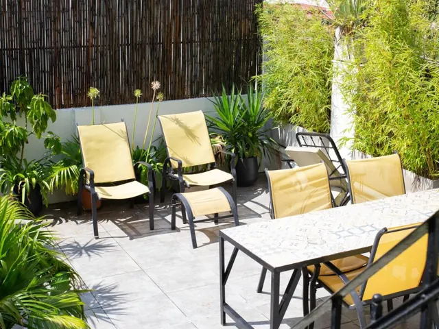 Patio de Meridiano Hostel Boutique en Buenos Aires
