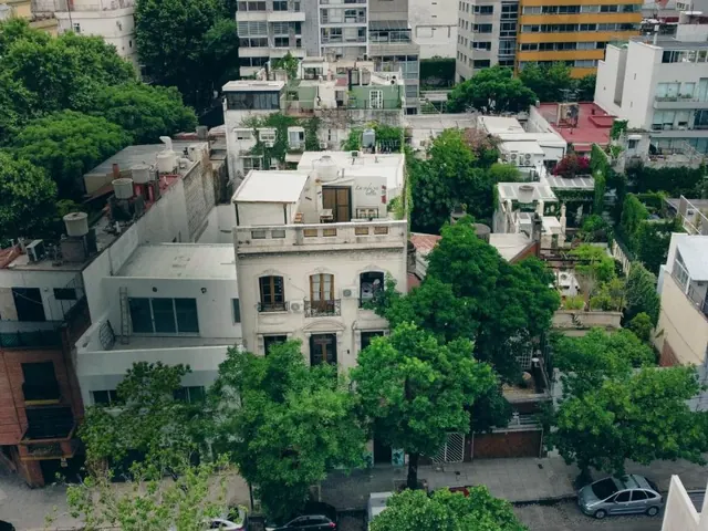 Vista desde el hostel de Meridiano Hostel Boutique en Buenos Aires