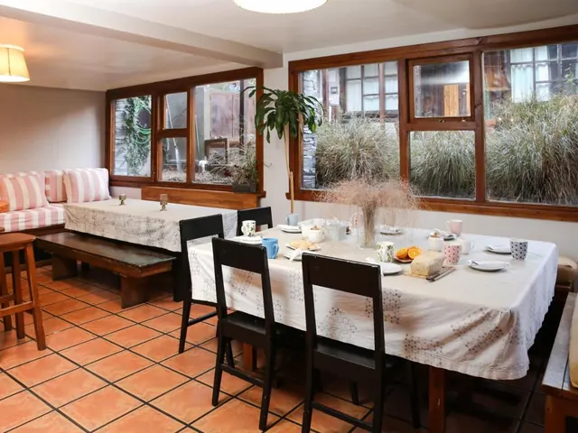 Comedor de La Justina Hostel en Bariloche