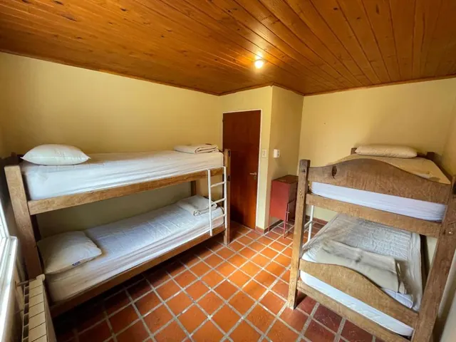 Dormitorio compartido de Lo de Trivi en El Chaltén