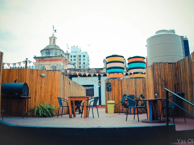 Terraza de 531 Hostel en Córdoba y Capilla del Monte
