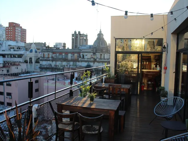 Terraza de Parla Hostel en Buenos Aires