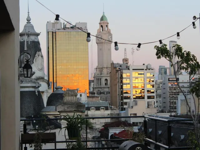 Vista desde el hostel de Parla Hostel en Buenos Aires