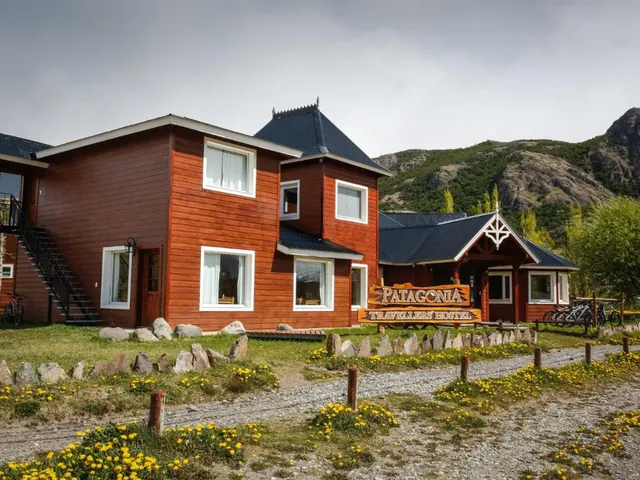 Fachada de Patagonia Hostel en El Chaltén