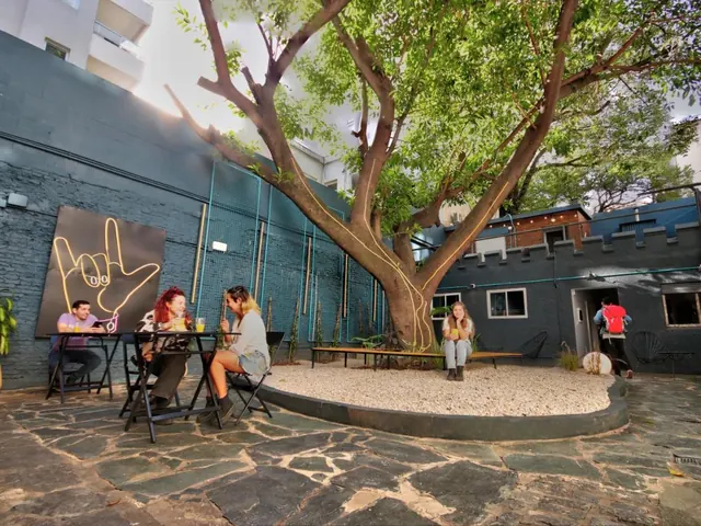 Jardín de Play Hostel Garden en Buenos Aires