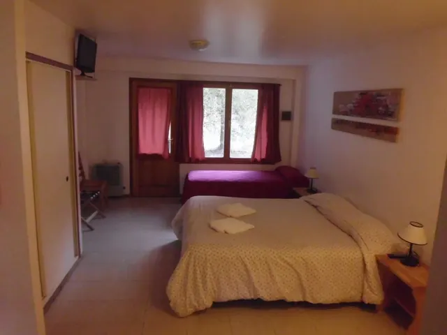 Habitación privada de Rukalhue en San Martín de los Andes
