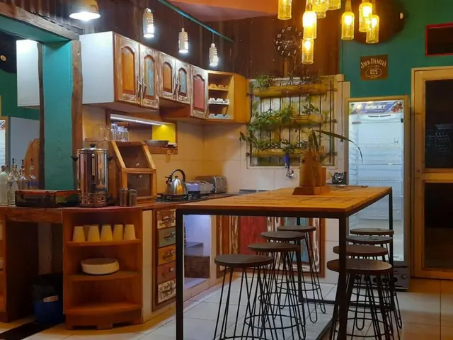Cocina compartida de The Host Puerto Iguazú en Puerto Iguazú