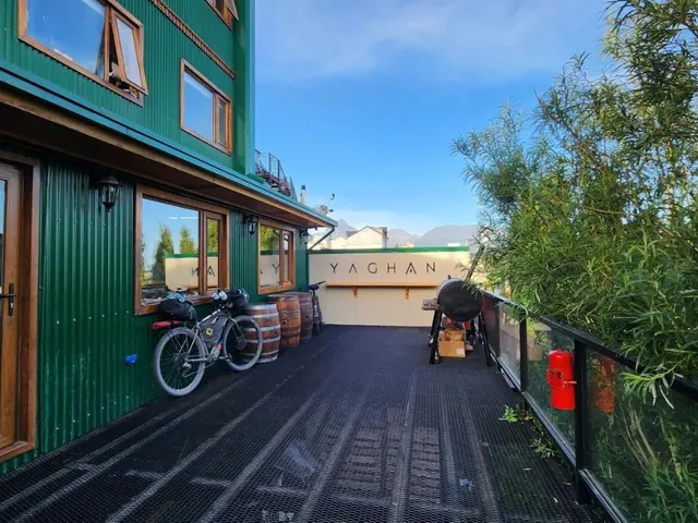 Terraza de YAGHAN HOSTEL en Ushuaia